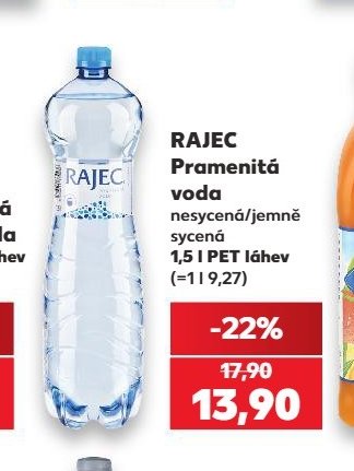 RAJEC Pramenitá voda