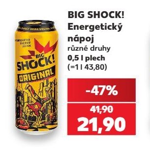 BIG SHOCK! Energetický nápoj