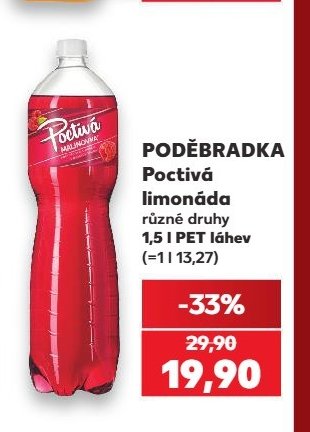 PODĚBRADKA Poctivá limonáda
