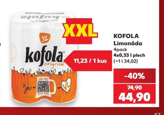 KOFOLA Limonáda 4pack