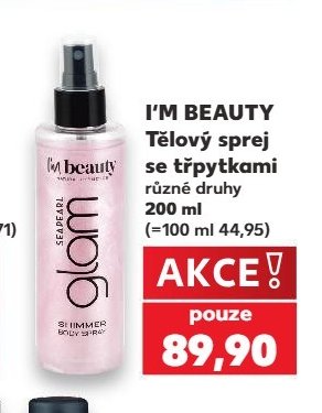 I'M BEAUTY Tělový sprej se třpytkami