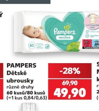 PAMPERS Dětské ubrousky