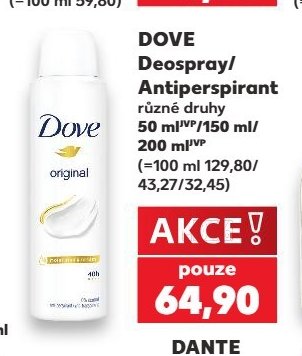 DOVE Deospray/Antiperspirant