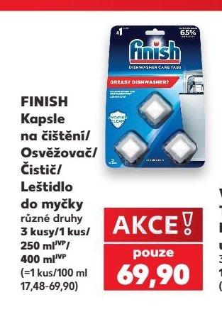 FINISH Kapsle na čištění/Osvěžovač/Čistič/Leštidlo do myčky