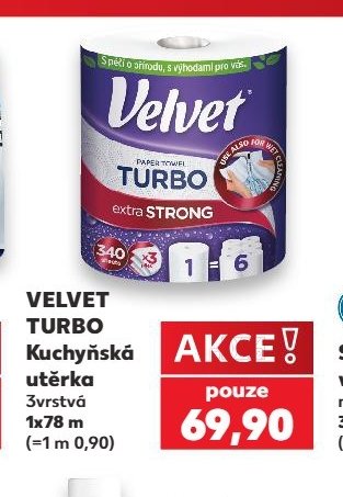 VELVET TURBO Kuchyňská utěrka