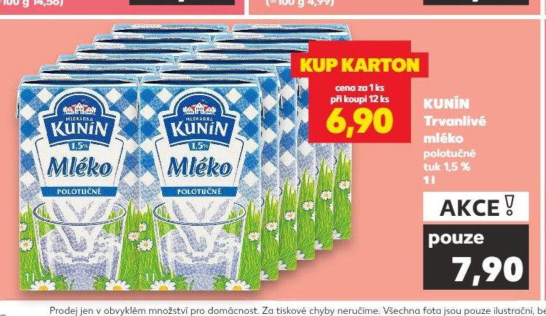 Kunín Trvanlivé mléko