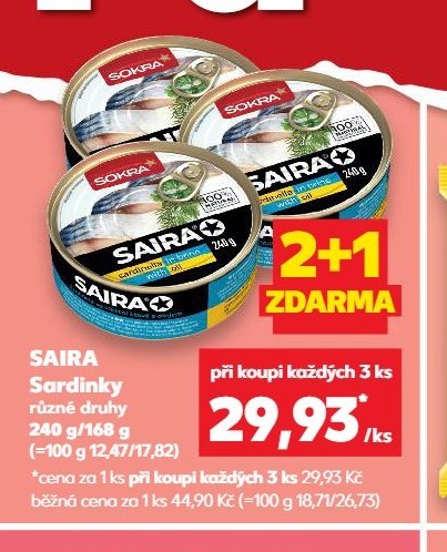 SAIRA Sardinky