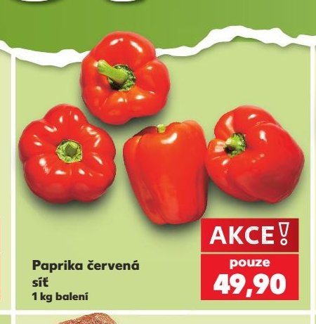 Paprika červená síť 1 kg balení