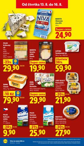 aktuální leták Lidl 13.8.2026-16.8.2026