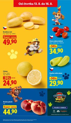 aktuální leták Lidl 13.8.2026-16.8.2026
