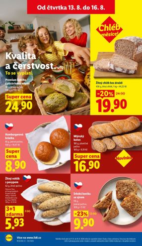 aktuální leták Lidl 13.8.2026-16.8.2026