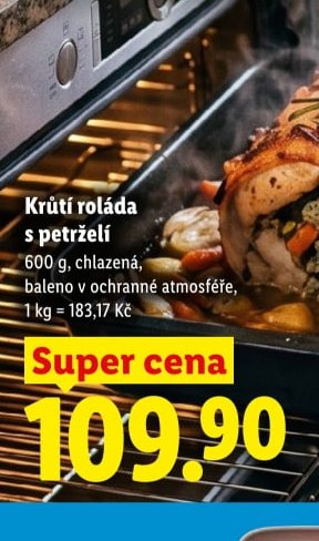 Krůtí roláda s petrželí