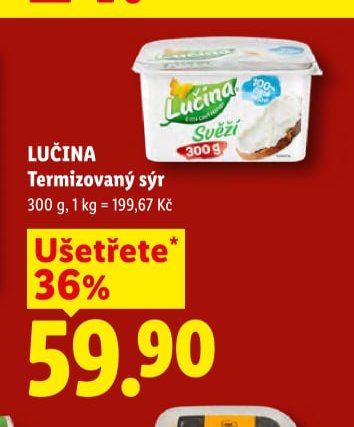 LUČINA Termizovaný sýr