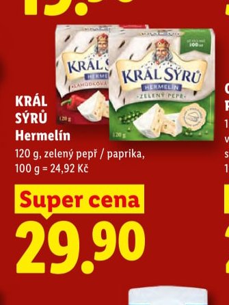 KRÁL SÝRŮ Hermelín