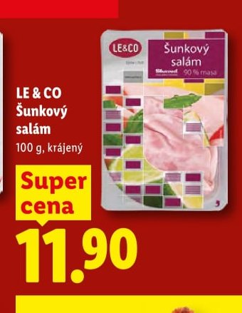 LE & CO Šunkový salám