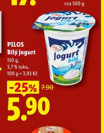 PILOS Bílý jogurt