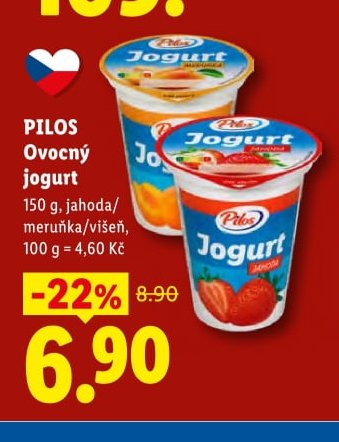 PILOS Ovocný jogurt