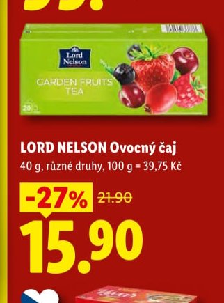 LORD NELSON Ovocný čaj