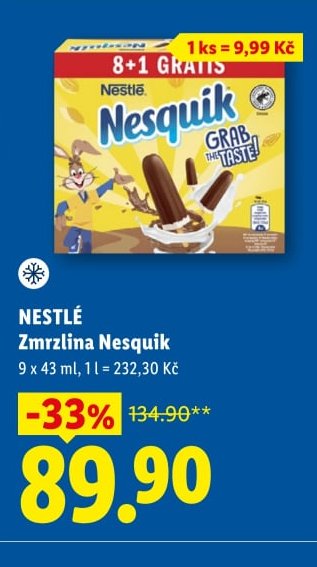 NESTLÉ Zmrzlina Nesquik