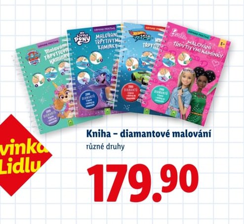Kniha - diamantové malování