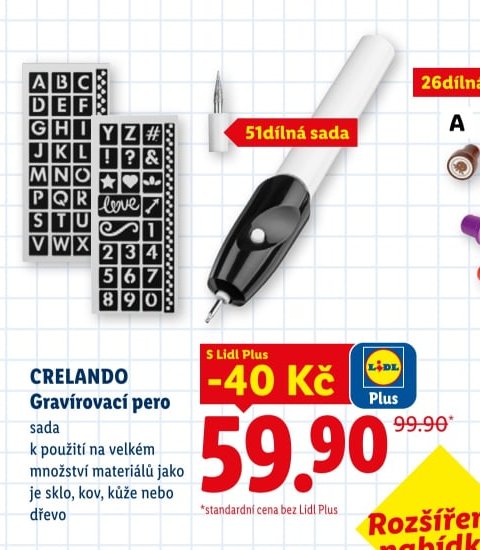 CRELANDO Gravírovací pero