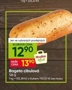 Bageta cibulová