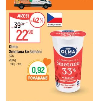 Olma Smetana ke šlehání