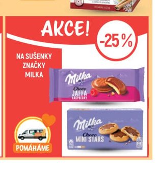 Milka sušenky