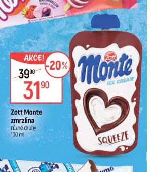 Zott Monte zmrzlina