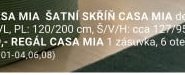 NOČNÍ STOLEK CASA MIA
