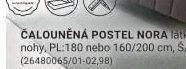 ČALOUNĚNÁ POSTEL NORA