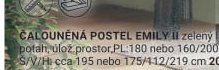 ČALOUNĚNÁ POSTEL EMILY II