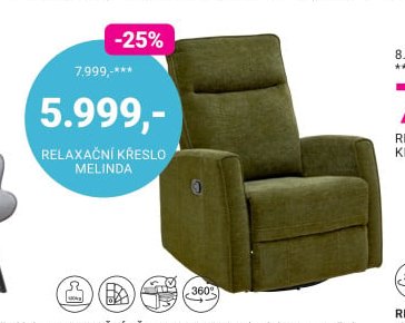 RELAXAČNÍ KŘESLO MELINDA