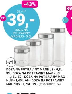 DÓZA NA POTRAVINY MAGNUS - 0,8L