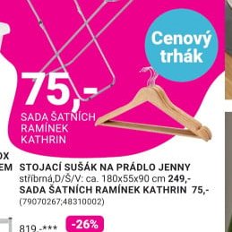 SADA ŠATNÍCH RAMÍNEK KATHRIN