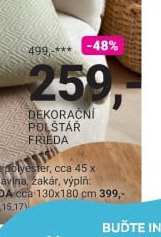 DEKORAČNÍ POLŠTÁŘ FRIEDA