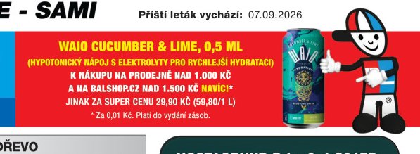 WAIO CUCUMBER & LIME, 0,5 ML - Barvy a laky drogerie aktualniletaky.eu