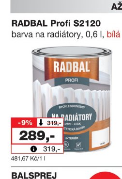 RADBAL Profi S2120 - Barvy a laky drogerie aktualniletaky.eu