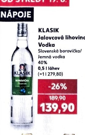 Klasik Jalovcová lihovina / Vodka