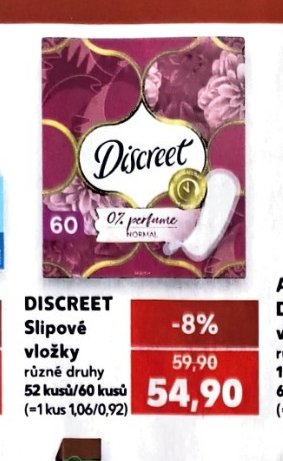 DISCREET Slipové vložky