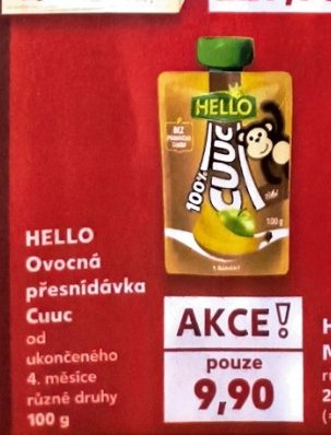 HELLO Ovocná přesnídávka Cuuc