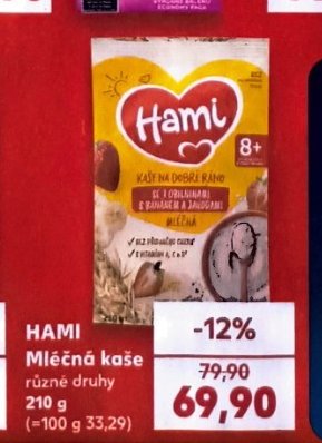 HAMI Mléčná kaše