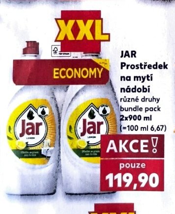 Jar prostředek na mytí nádobí