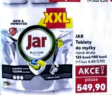 Jar tablety do myčky