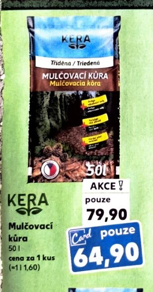 Kera mulčovací kůra