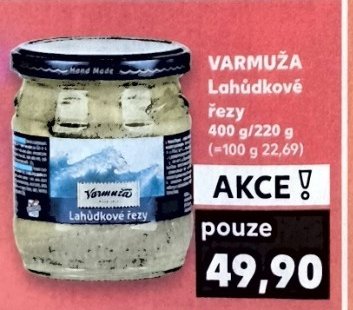 VARMUŽA Lahůdkové řezy