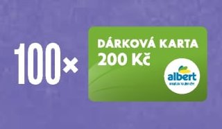 100x DÁRKOVÁ KARTA - Albert aktualniletaky.eu