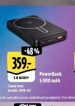 PowerBank 5 000 mAh - Albert aktualniletaky.eu