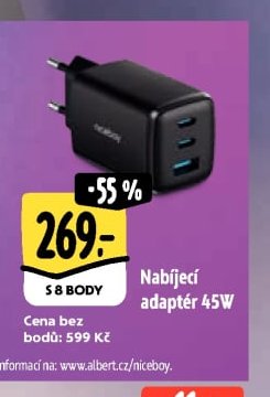 Nabíjecí adaptér 45W - Albert aktualniletaky.eu