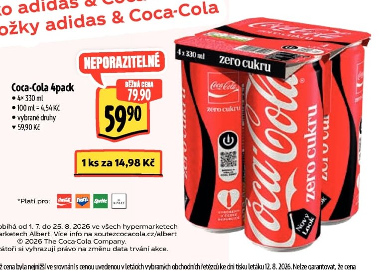 Coca-Cola 4pack - Albert aktualniletaky.eu